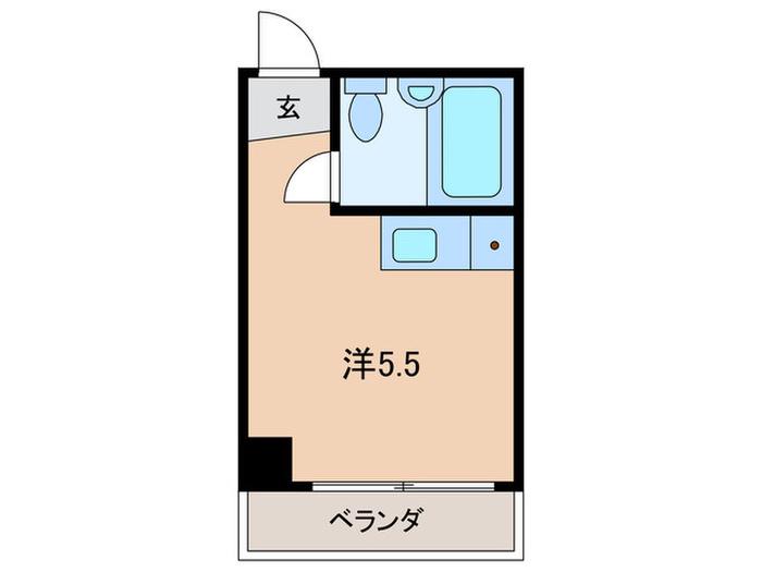 クリスタリーナワタナベ(ワンルーム/3階)の間取り写真