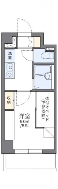 レオパレス宇田川町マンション(1K/2階)の間取り写真