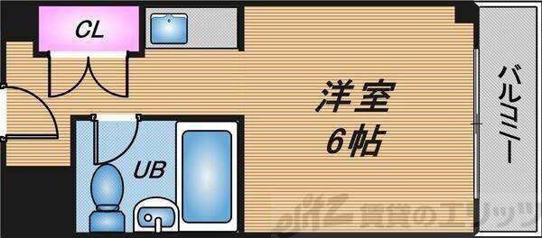 ビジネス新大阪(ワンルーム/3階)の間取り写真