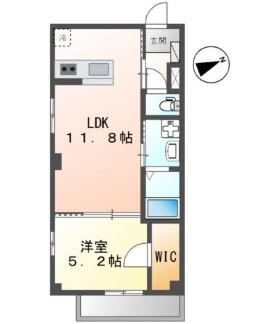 EXCEL GARDEN蒲田(1LDK/2階)の間取り写真