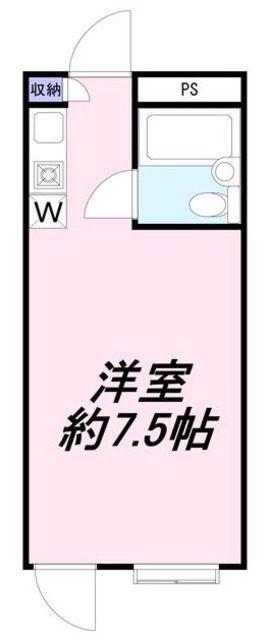 パークアベニュー国分寺20TH(ワンルーム/1階)の間取り写真