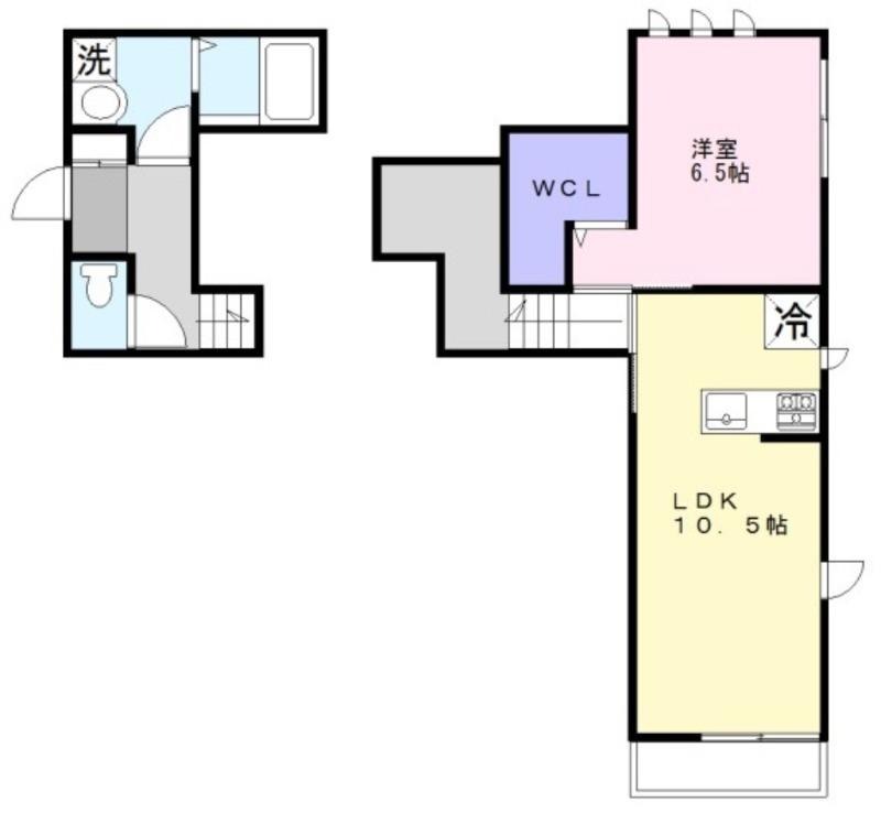 TN ALLOGGIO(1LDK/2階)の間取り写真