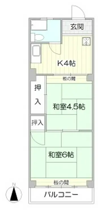 第2川島ビル 2階階 間取り