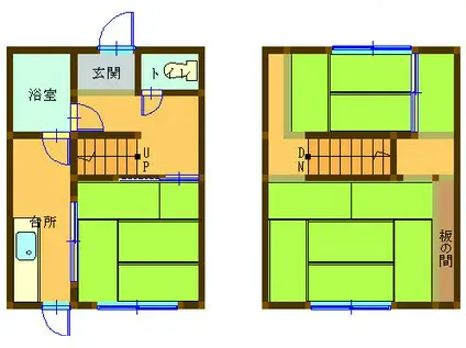 三友ハウス(3K/1階)の外観写真