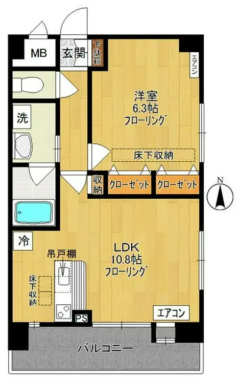 ソレイユ・ハイム 1階階 間取り