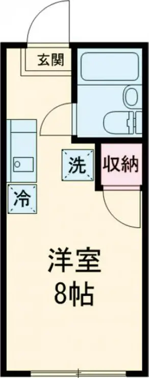 コーポふじ 1階階 間取り