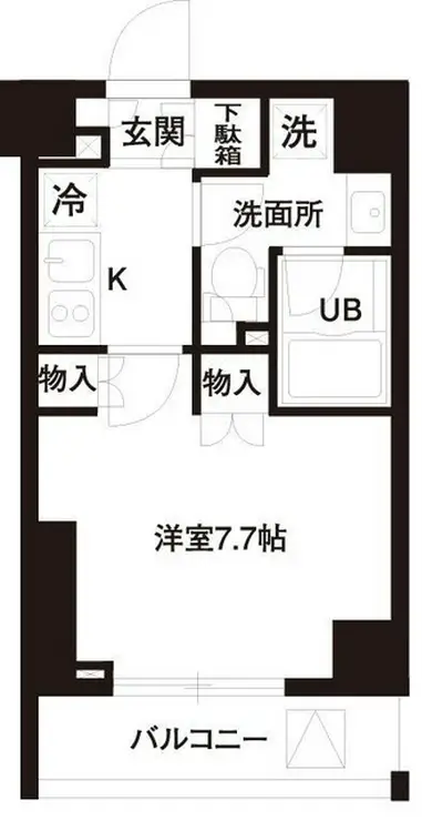 レジディア白金高輪 2階階 間取り