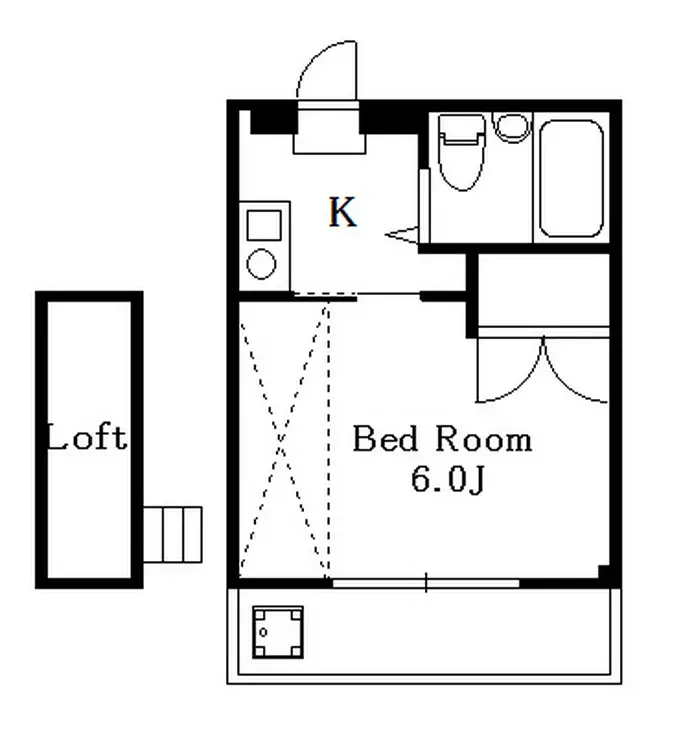 メゾンパステル 2階階 間取り