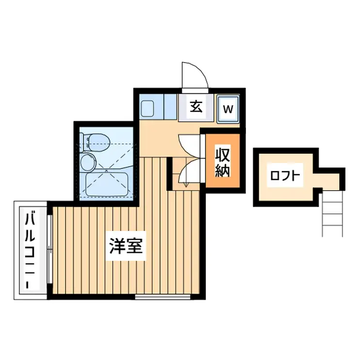 クレール新百合 1階階 間取り