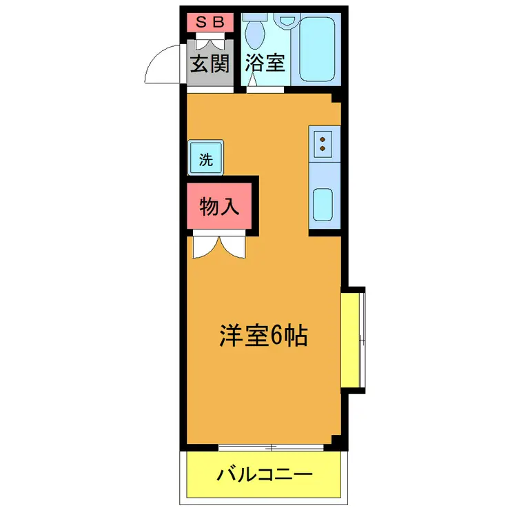 バウ浦安 3階階 間取り
