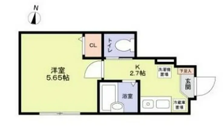 クレフラスト木場 1階階 間取り