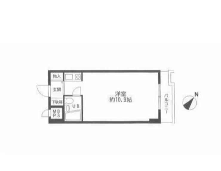 パレ・ドール石川台 2階階 間取り