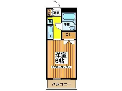 SAKURA-方南1丁目-(1K/2階)の間取り写真