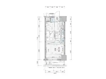 メインステージ大森北II(1K/1階)の間取り写真