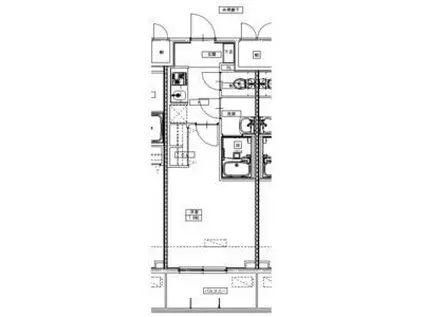 S-RESIDENCE四日市駅前COULEUR キャンペー(1K/12階)の間取り写真