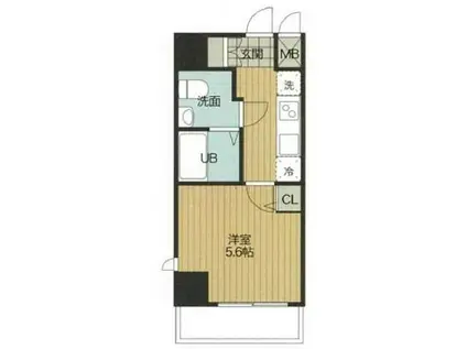 CIELO大塚(1K/8階)の間取り写真