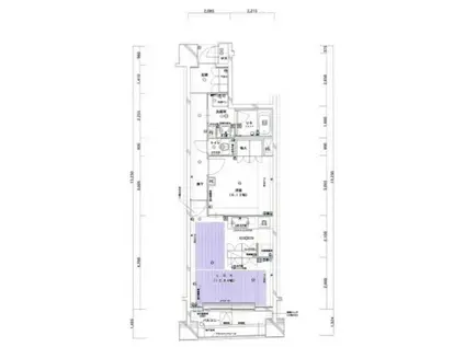 サンクレイドル八王子三崎町(1LDK/7階)の間取り写真