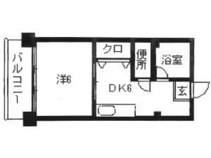 柴田コーポ(1DK/3階)の間取り写真