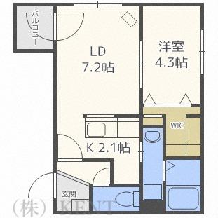 プレミアエグゼクティブ(1LDK/3階)の間取り写真
