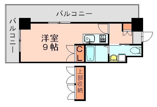 NO70 HARBOR サウス TOWER(1DK/1階)の間取り写真