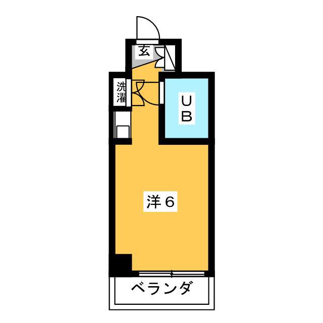 パティオ滝野川壱番館(ワンルーム/2階)の間取り写真
