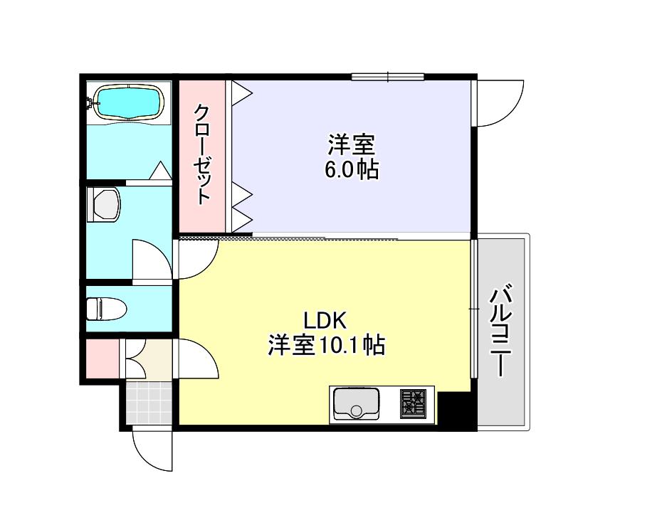 ROYAL STAGE PLAISIR(1LDK/3階)の間取り写真