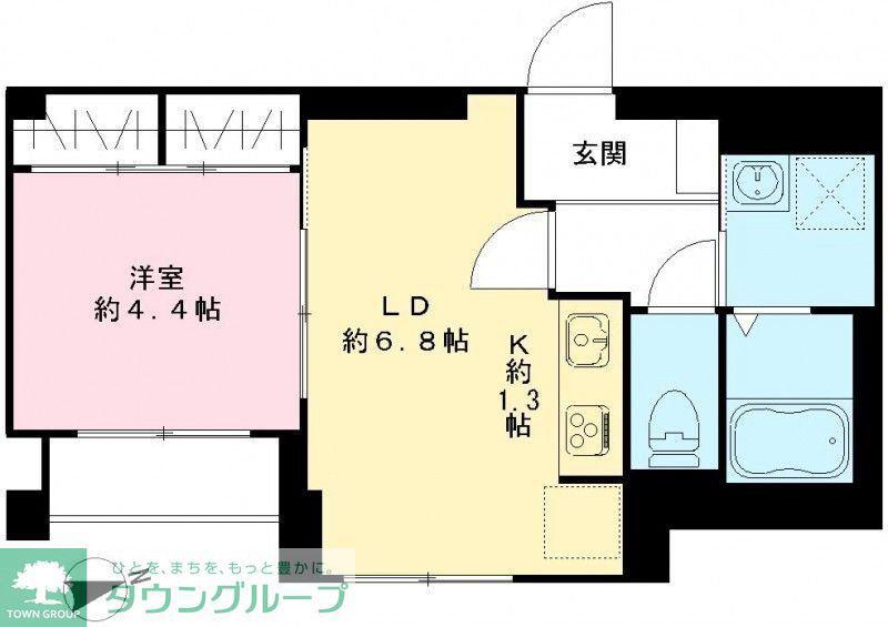 CASA MADRE(1LDK/2階)の間取り写真