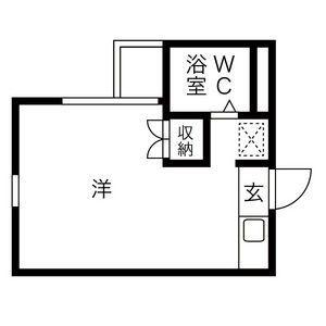RX神宮前(ワンルーム/4階)の間取り写真