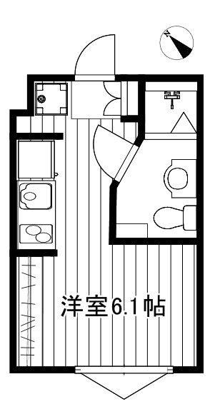 シエスタヴィラ平和台コンテムセオ(ワンルーム/3階)の間取り写真