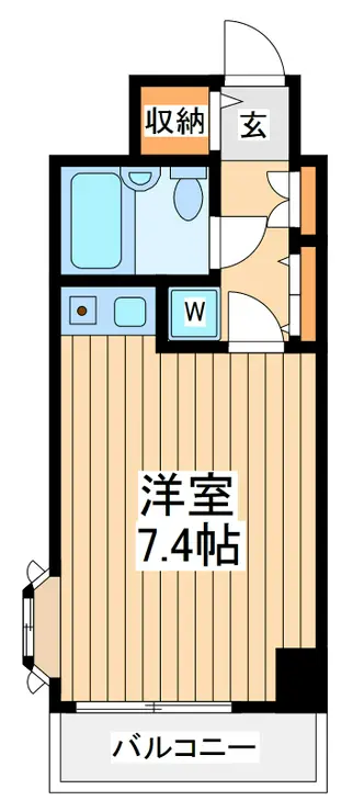 ビクセル川崎 6階階 間取り