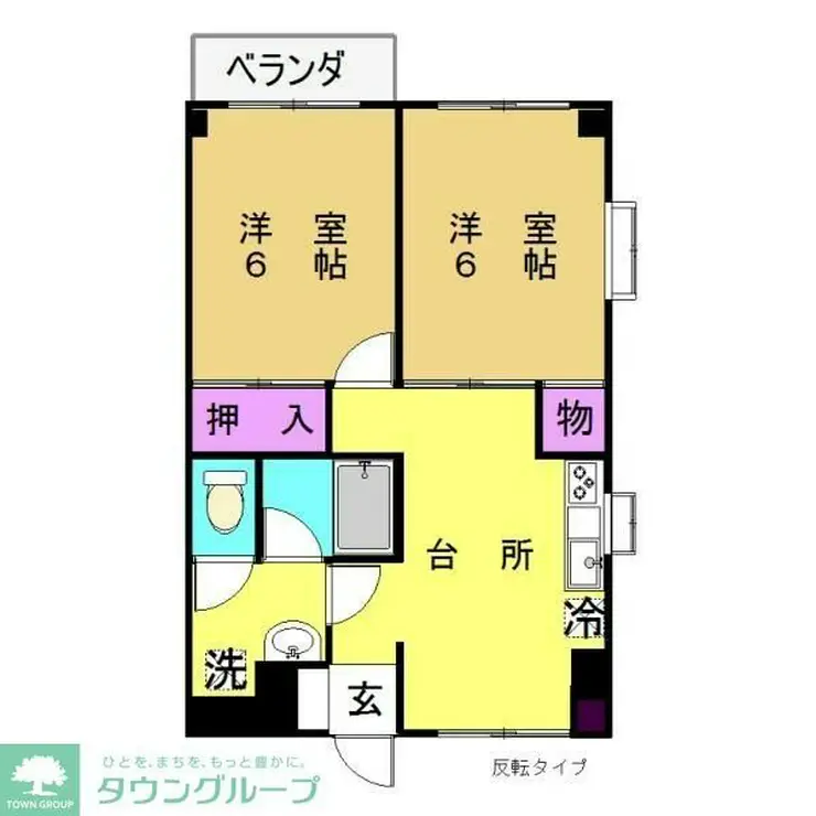 アクティ宮崎台 2階階 間取り