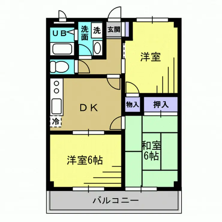 グレース赤坂 1階階 間取り