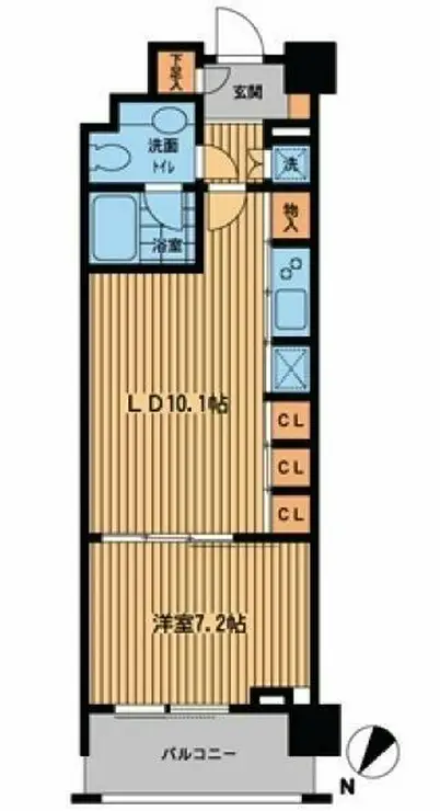 プライムアーバン日本橋横山町 6階階 間取り