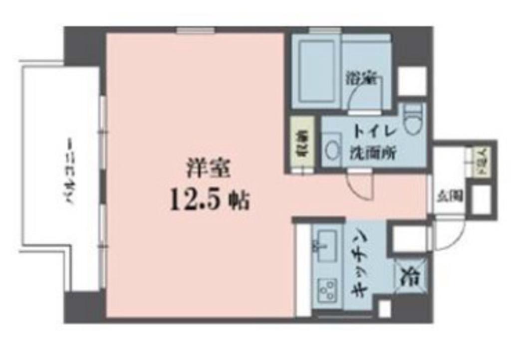 アムス四谷三丁目(ワンルーム/5階)の間取り写真