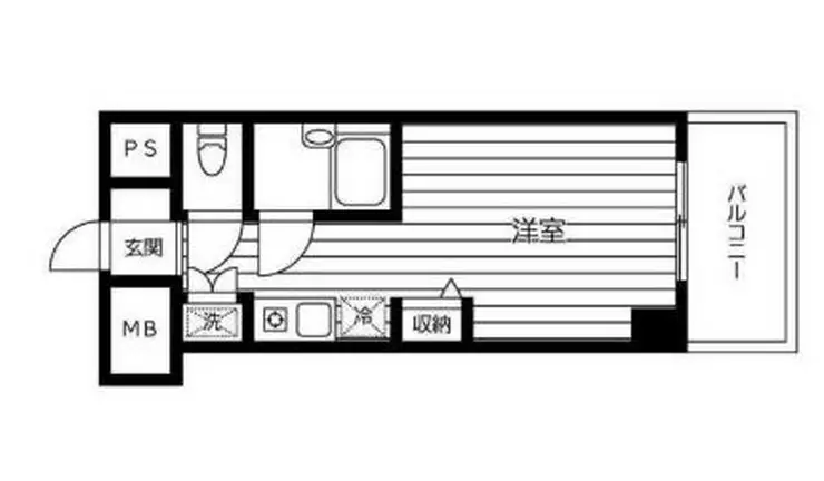 メイツ伊勢佐木長者町 6階階 間取り