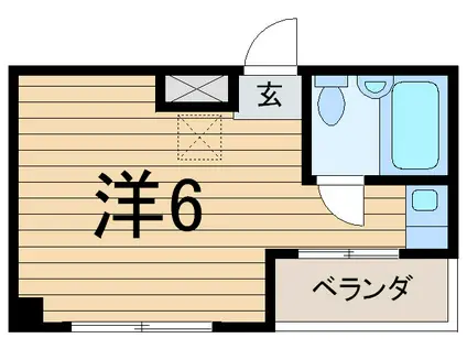 エクセル駒沢(ワンルーム/3階)の間取り写真