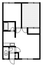 H&Yレジデンス1・2号館(2LDK/2階)の間取り写真