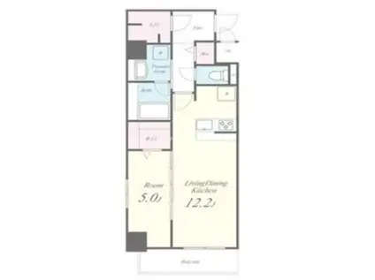 パナケイア フジエ(1LDK/2階)の間取り写真