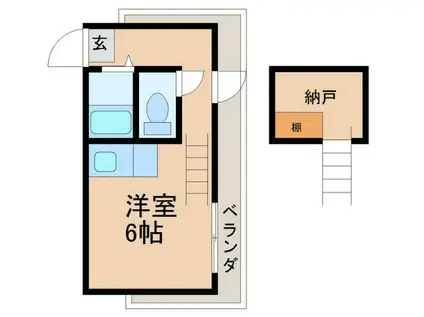 セントラルハイツ滝野川(ワンルーム/3階)の間取り写真
