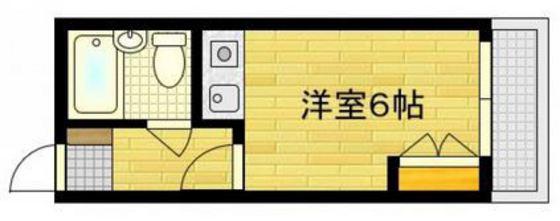 クレセント小町(ワンルーム/5階)の間取り写真
