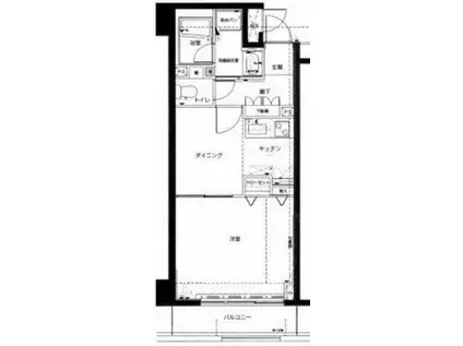 ベスト伊勢佐木長者町(1DK/3階)の間取り写真