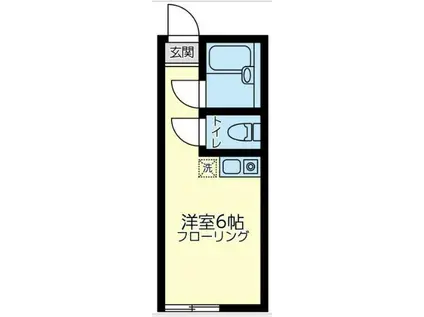 ユナイト上大岡マークエスター(ワンルーム/2階)の間取り写真