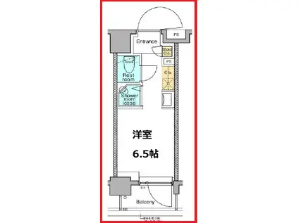 トモア田端(ワンルーム/1階)の間取り写真