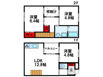 NIDO PLEMIER(3LDK/1階)の間取り写真