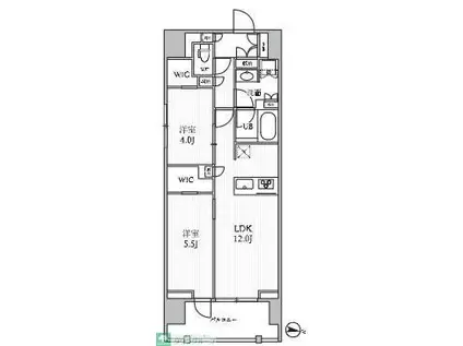 シーズンフラッツ押上フィオーレ(2LDK/7階)の間取り写真