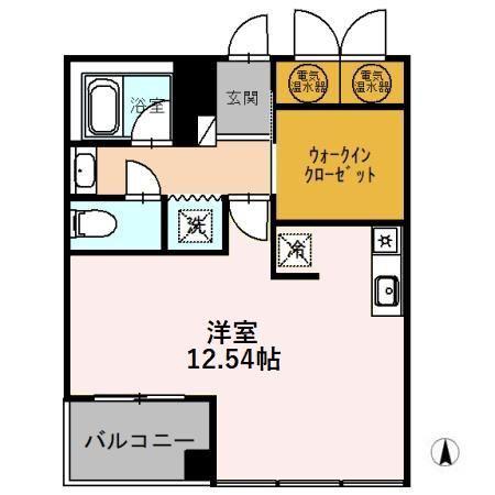 MASUMALL(ワンルーム/3階)の間取り写真