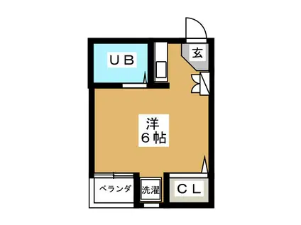 MOTO HEIMU(ワンルーム/3階)の間取り写真
