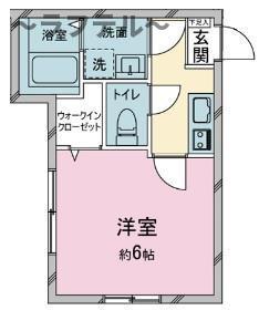 BEST STAGE シリウス所沢(1K/1階)の間取り写真