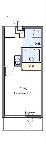 レオパレスKEYAKIYA(1K/1階)の間取り写真