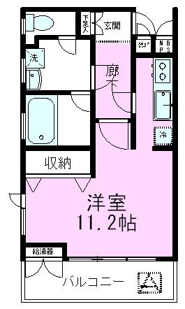 ヴィラロイヤル荻窪(1K/3階)の間取り写真